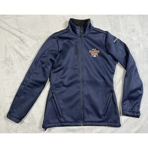 MLB All Star Game 2013 Antigua Sz Small Women Jacket Full Zip Navy Blue Baseball